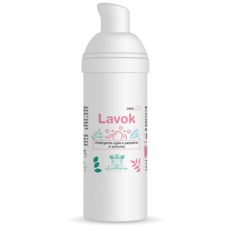 Antheia Lavok Detergente Ciglia & Palpebre In Schiuma 50 G