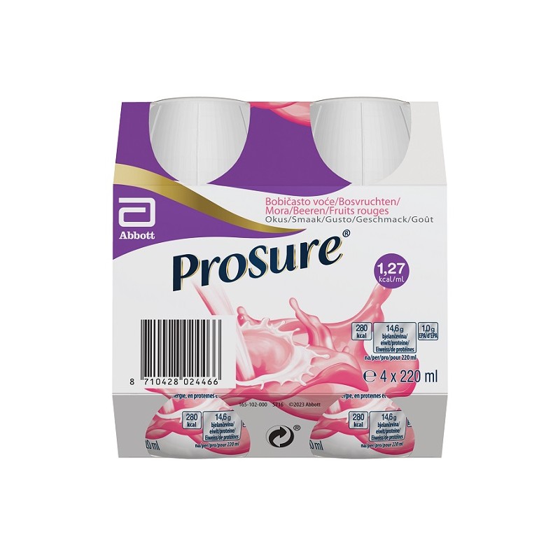 Abbott Prosure Berry 4 Bottiglie Da 220 Ml