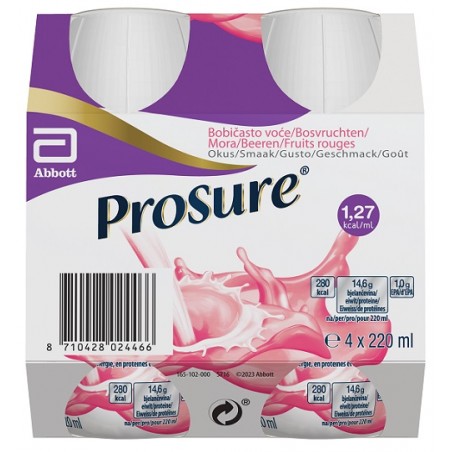 Abbott Prosure Berry 4 Bottiglie Da 220 Ml