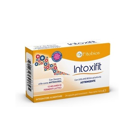 Fitobios Intoxifit 24 Capsule Gastroresistenti 600 Mg