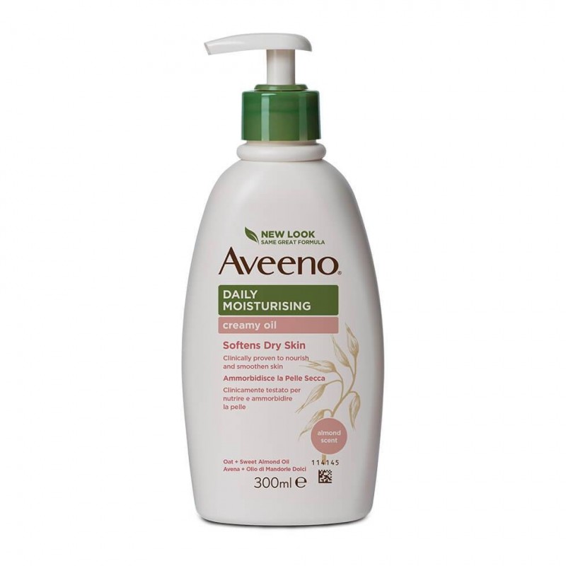 300ml di Aveeno Crema Olio Corpo Idratante da Johnson & Johnson