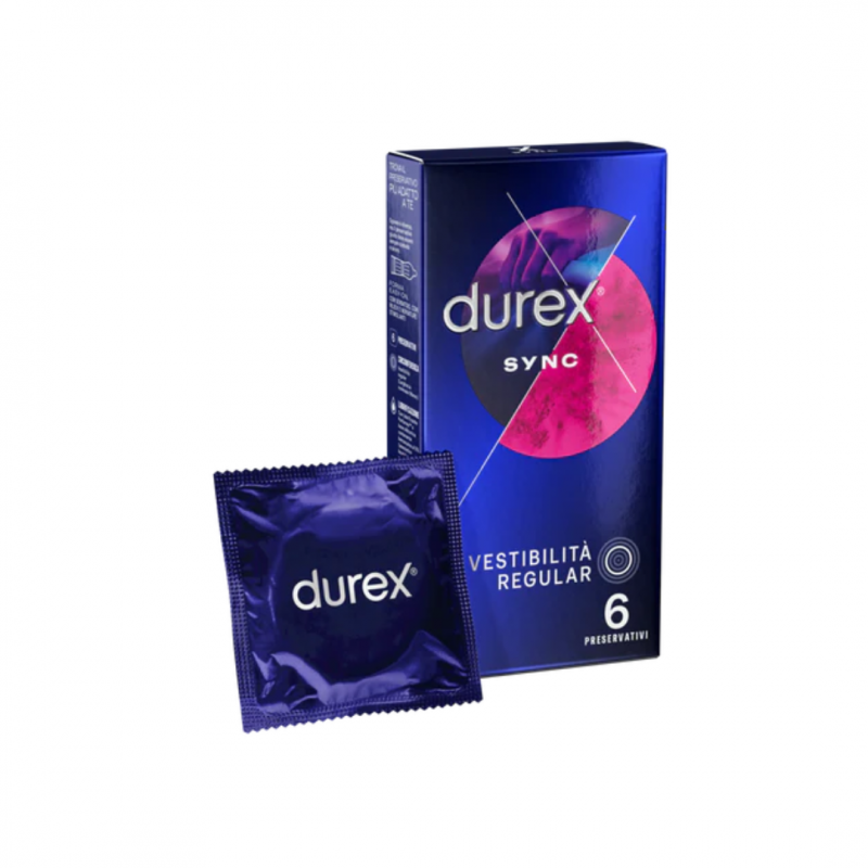 6 pezzi di Durex Sync Vestibilità Regular