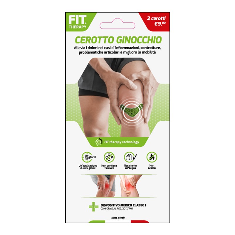 D. Fenstec Fit Therapy Cerotto Ginocchio 2 Pezzi