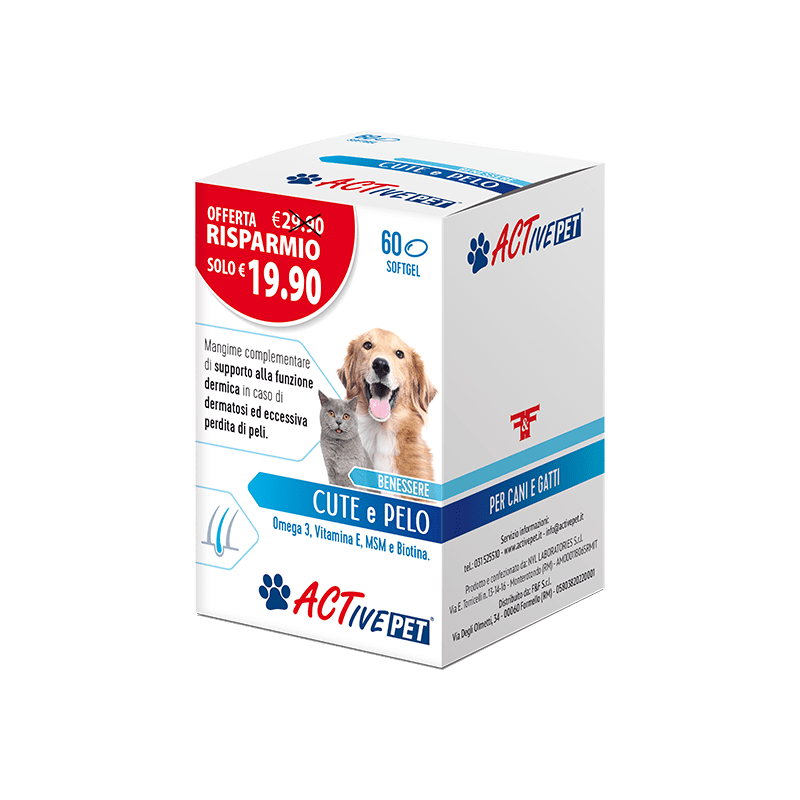 Active Pet Benessere Cute E Pelo 60 Softgel