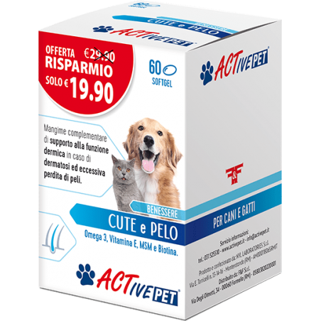 Active Pet Benessere Cute E Pelo 60 Softgel