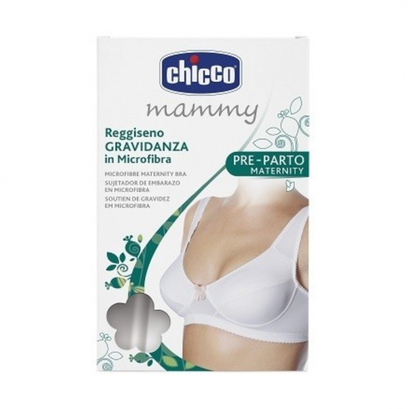 Reggiseno Gravidanza in Microfibra 4C Colore Bianco da Chicco Mammy