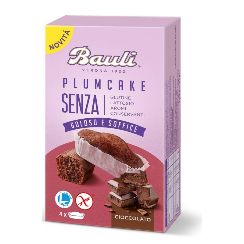 Bauli Plumcake Senza Al Cioccolato 4 Pezzi X 33 G