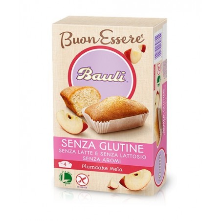 Bauli Plumcake Senza Alla Mela 4 Pezzi X 33 G