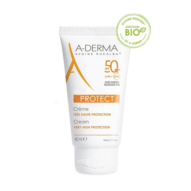 A-derma Aderma A-d Protect Crema Senza Profumo 50+ 40 Ml