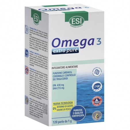 Esi Omega 3 Extra Pure 80 Perle + 40 Perle In Omaggio