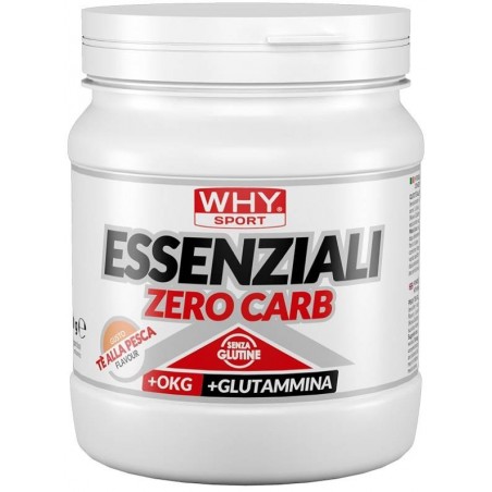 barattolo 240 gr whysport essenziali zero carb gusto tè alla pesca