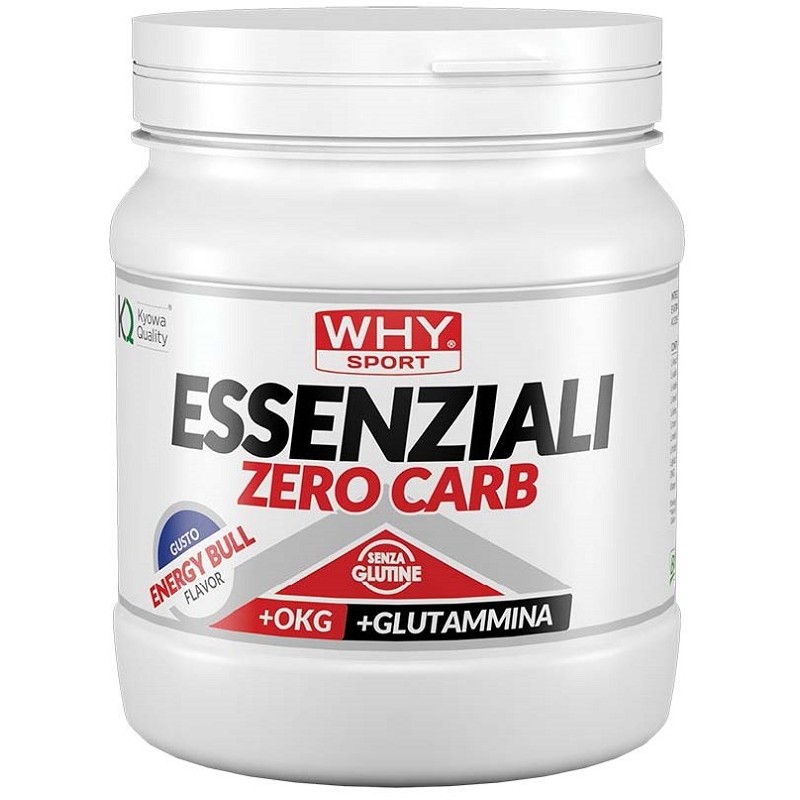 barattolo 240 gr whysport essential no carb gusto energy bull