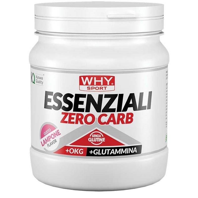 barattolo 240 gr whysport essential no carb gusto lampone