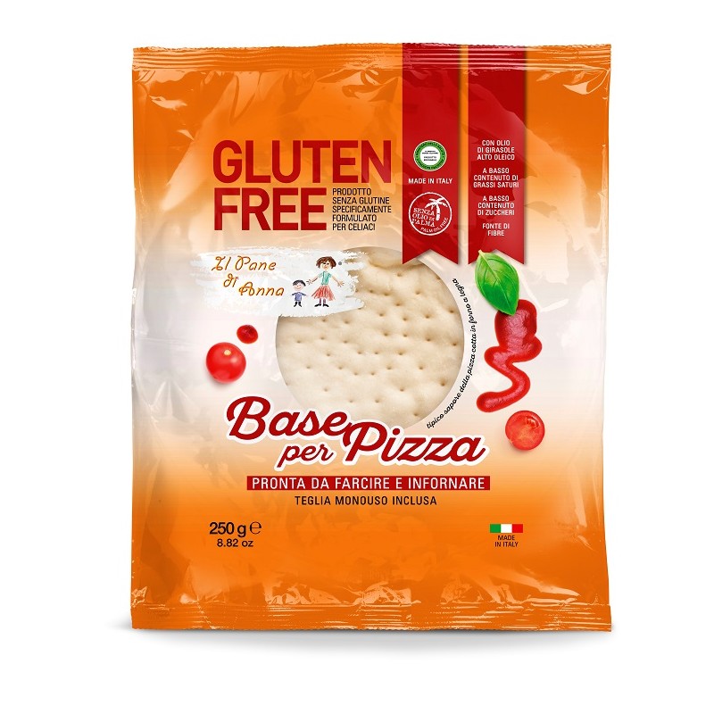 Molino Rivetti Pietro Il Pane Di Anna Base Pizza Senza Glutine Senza Latte 250 G