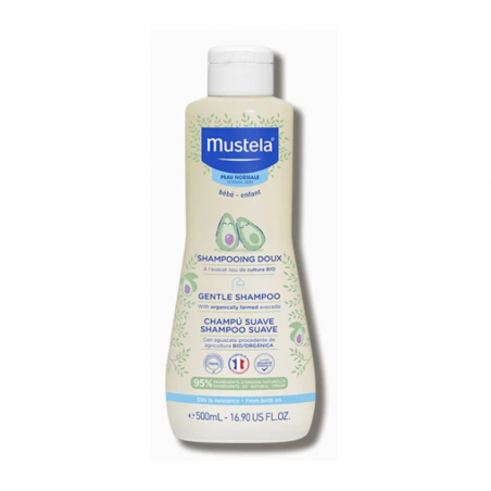 500ml di Shampoo Dolce Detergente Delicato da Mustela