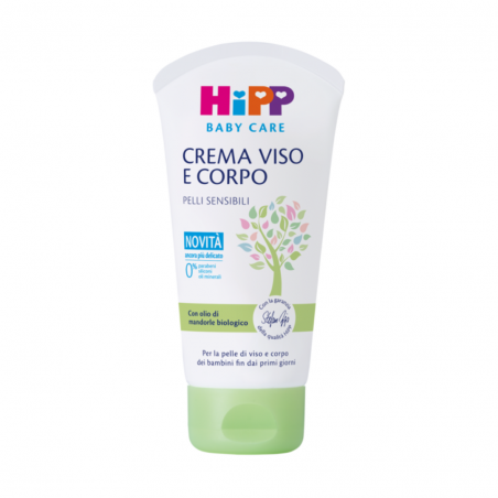 75ml di Crema Viso Corpo Idratante da Hipp Baby Care