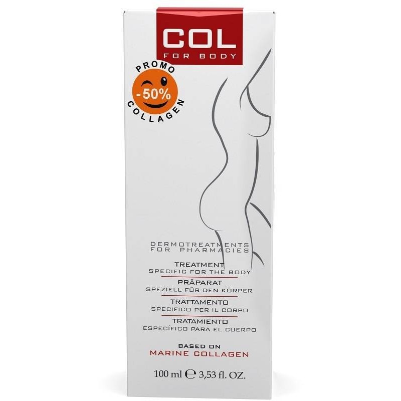 Flacone da 100 ml di Vital Plus Active Col For Body trattamento al collagene marino