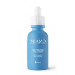 Confezione da 10 ml di Miamo Acnever oil gree gel ultra mattifier siero viso opacizzante