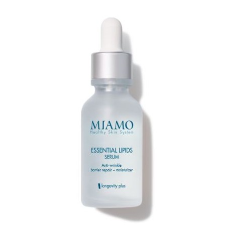 Confezione da 10 ml di Miamo Longevity Plus Essential Lipids Serum siero idratante pelli sensibili