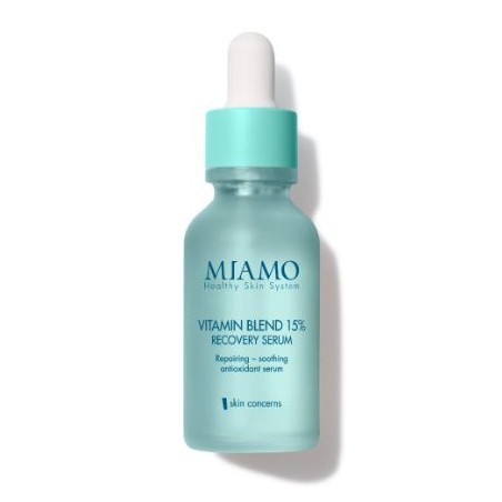 Confezione da 10 ml di Miamo Skin concerns vitamin blend 15% siero idratante e riparatore 10ml