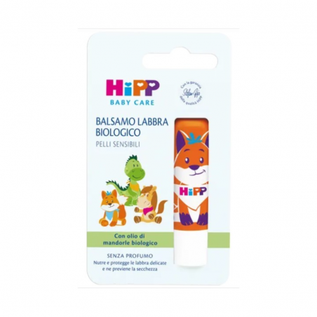 4,8g di Balsamo Labbra Bio Idratante da Hipp Baby Care