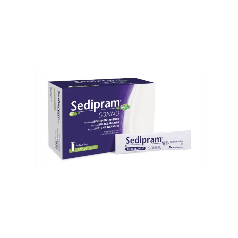 Montefarmaco Otc Sedipram Sonno 24 Stick Orosolubili