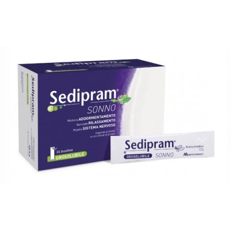 Montefarmaco Otc Sedipram Sonno 24 Stick Orosolubili