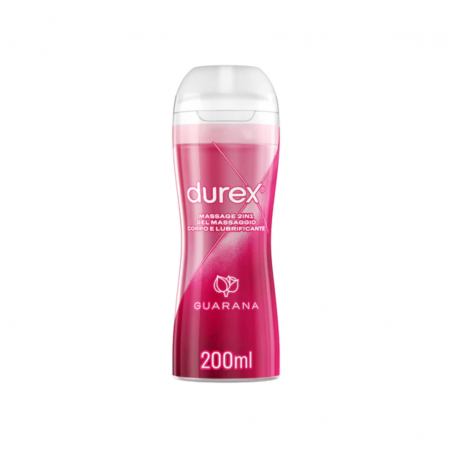 200ml di Gel 2in1 Massaggio Corpo e Lubrificante Guaranà da Durex