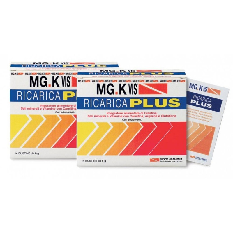 Pool Pharma Mgk Vis Ricarica Plus 14 Bustine + 14 Bustine