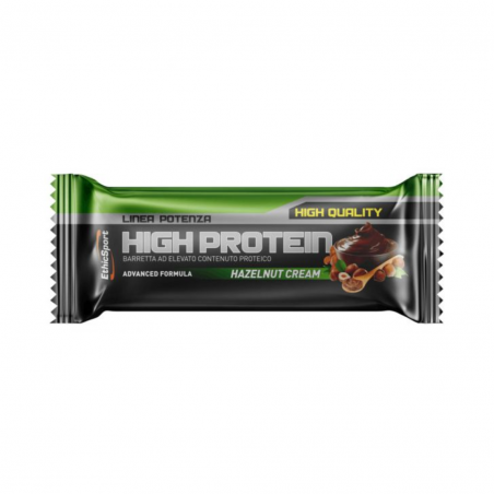 High Protein Barretta Proteica Hazelnut Cream 55g da Ethicsport