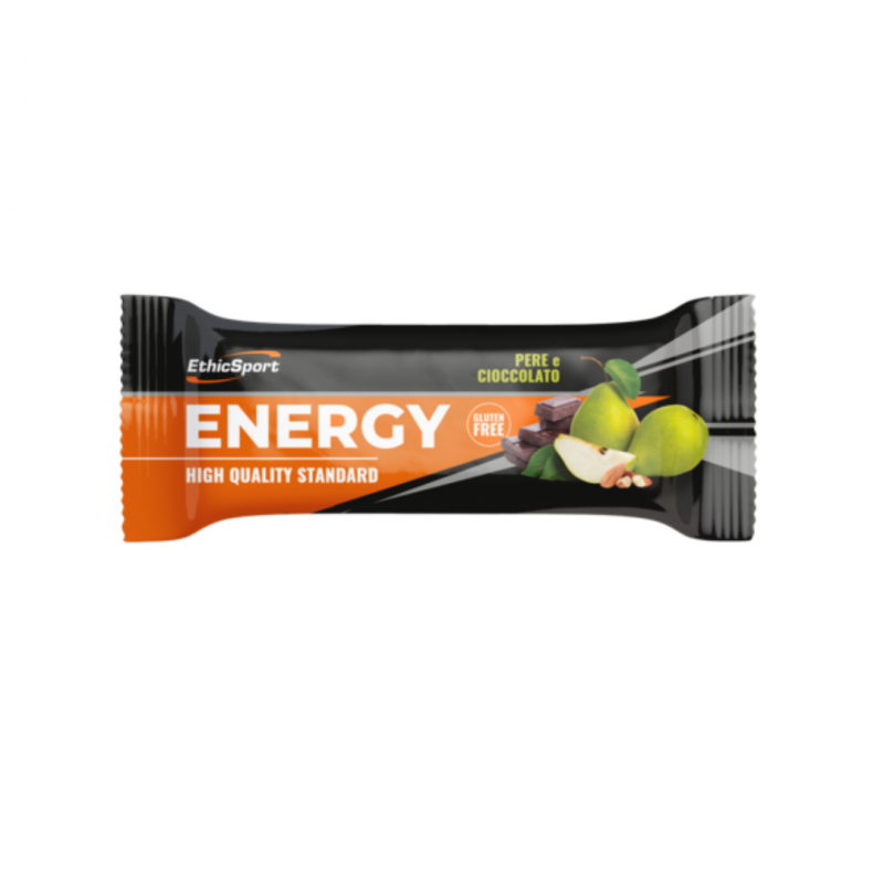 35g di Barretta Energetica Pere e Cioccolato di Ethicsport Energy