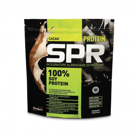 500g di Protein SPR Integratore Proteico Vegetale Gusto Cacao di Ethicsport