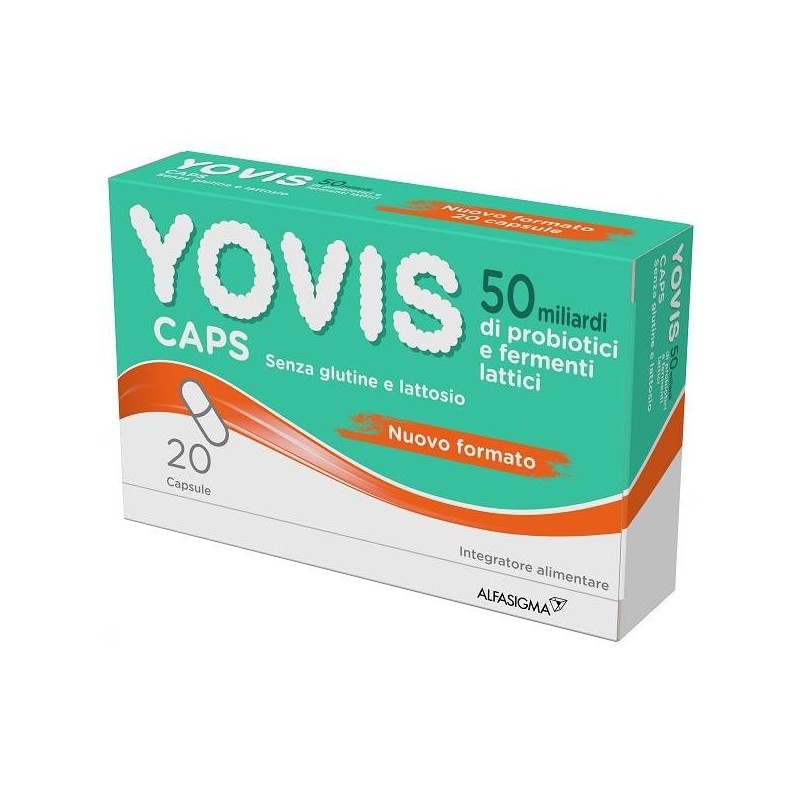 confezione 20 capsule yovis stick alfasigma