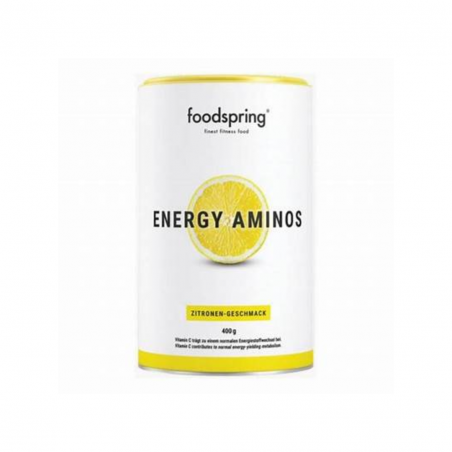 400g gusto limone di Energy Aminos Integratore Preworkout da Foodspring