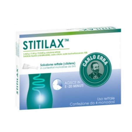 Carlo Erba STITILAX RETT SOL 4FL MONO 5ML