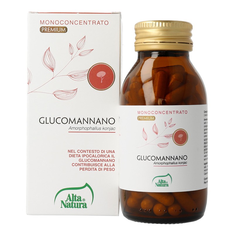 Alta Natura Glucomannano 100 Capsule 500 Mg