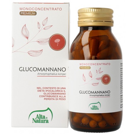 Alta Natura Glucomannano 100 Capsule 500 Mg