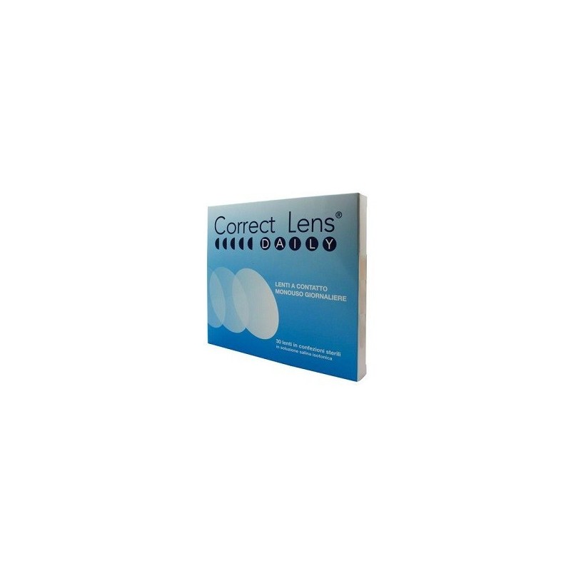 Fidia Healthcare Correct Lens Daily Lenti Contatto Monouso Giornaliere 3,75 30 Pezzi