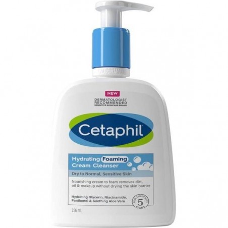 Galderma Cetaphil Crema Detergente Schiumogena Idratante 236 Ml