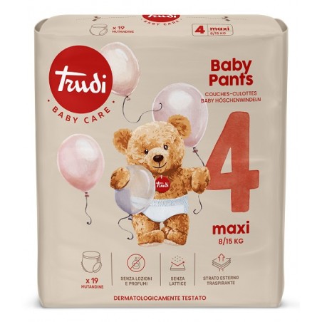 Silc Trudi Baby Pants Maxi 8/15 Kg 19 Pezzi