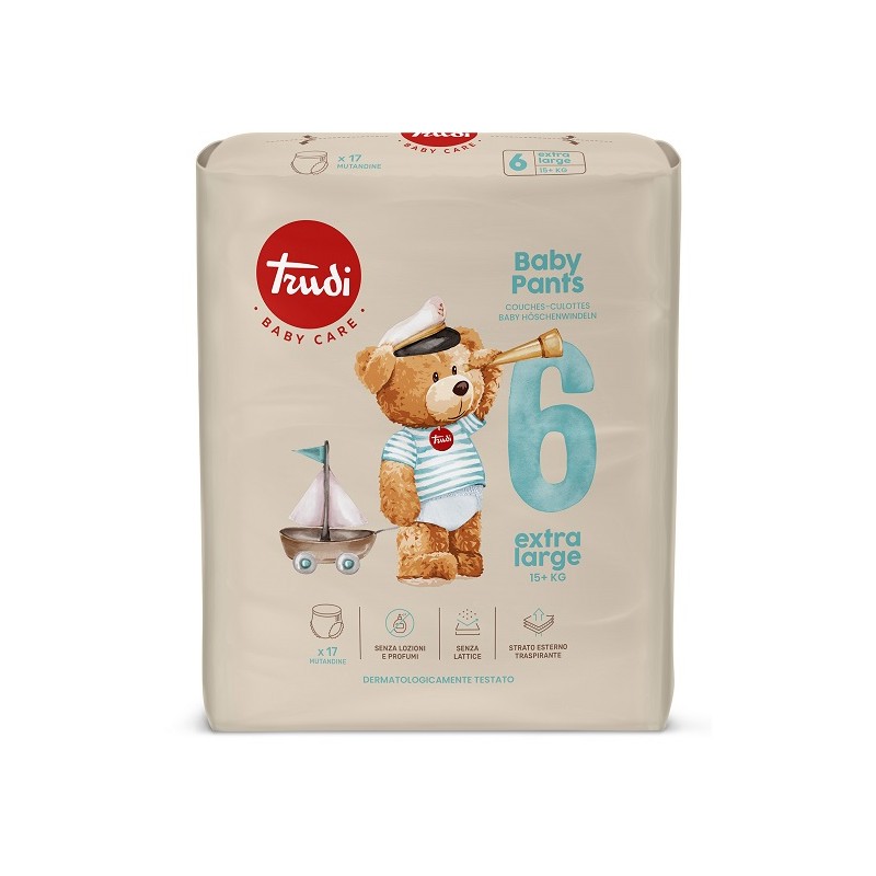 Silc Trudi Baby Care Pants Extra Large 15+ Kg 17 Pezzi