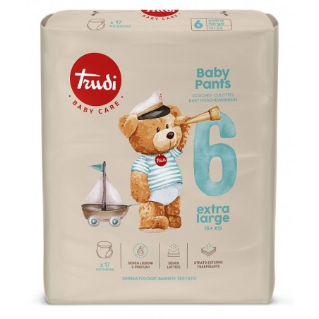 Silc Trudi Baby Care Pants Extra Large 15+ Kg 17 Pezzi