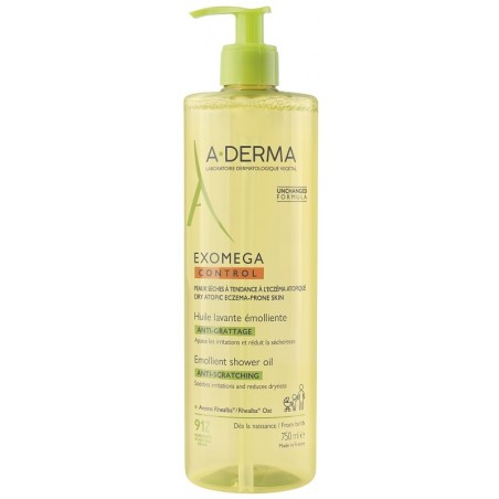 A-derma Exomega Control Olio Lavante Emolliente 750 Ml