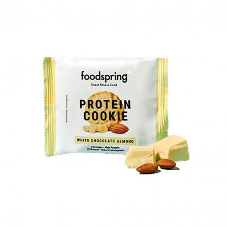 50g di Protein Cookie al Cioccolato Bianco e Mandorle da Foodspring