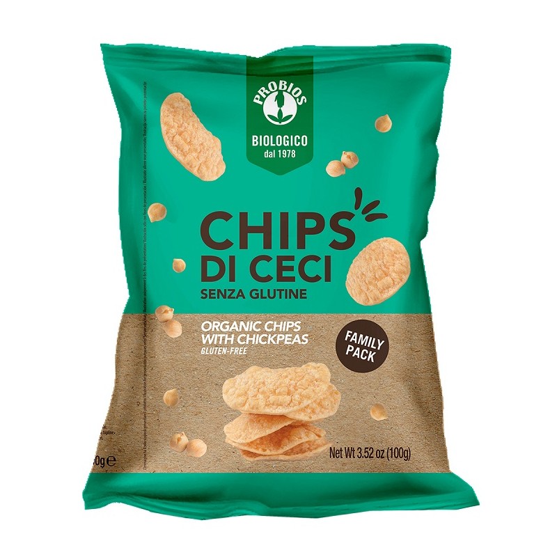 Probios Societa' Benefit Probios Chips Di Ceci 100 G Pack Risparmio