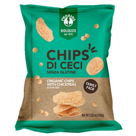 Probios Societa' Benefit Probios Chips Di Ceci 100 G Pack Risparmio