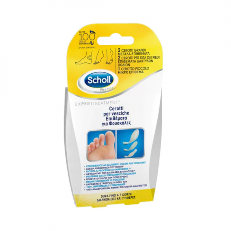 6 pezzi di Cerotti per Vesciche Pack Misto da Scholl