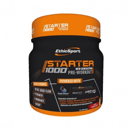 400g Gusto Arancia Rossa da Starter 1000 New Generation Pre Workout da Ethicsport