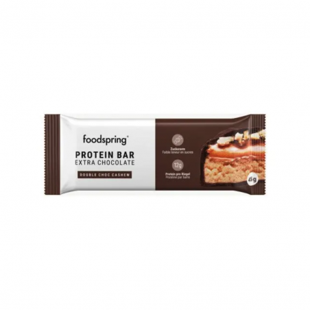 45g Gusto Doppio Cioccolato Protein Bar Extra Chocolate da Foodspring