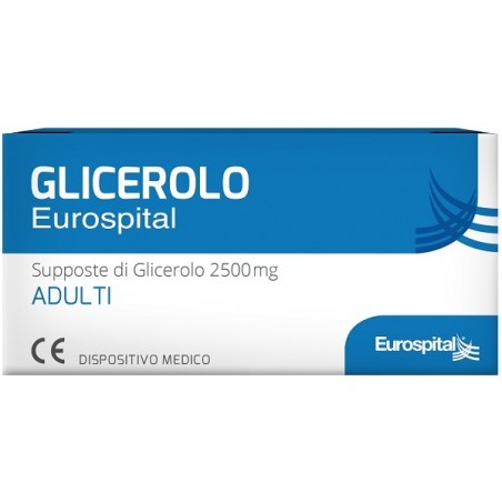 Eurospital Supposte Glicerolo 2500 Mg Adulti 18 Pezzi